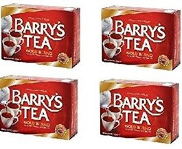 Barry’s Gold Blended 80 Tea Bags/ Red Label (Pack of 4)